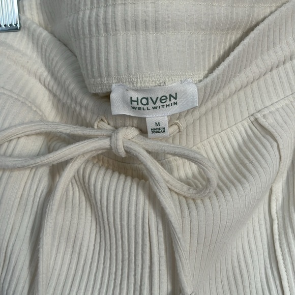 Haven Well Within Velour Ribbed Joggers, Sz M - Picture 4 of 10